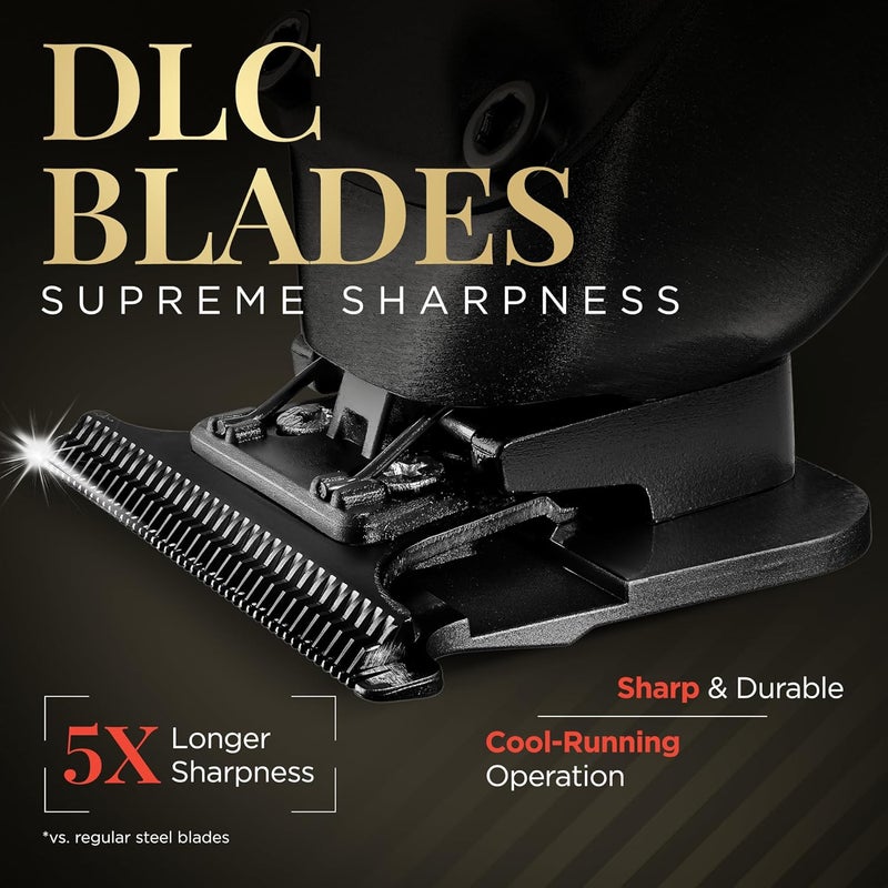 Fagaci Professional Zero Gapped Trimmer for Men, 5X Longer Sharpness Cordless Beard Trimmer for Men, T Liners Professional Trimmers for Barbers with Brushless Motor, Zero Gap Trimmers Barber T Blade - Image 4